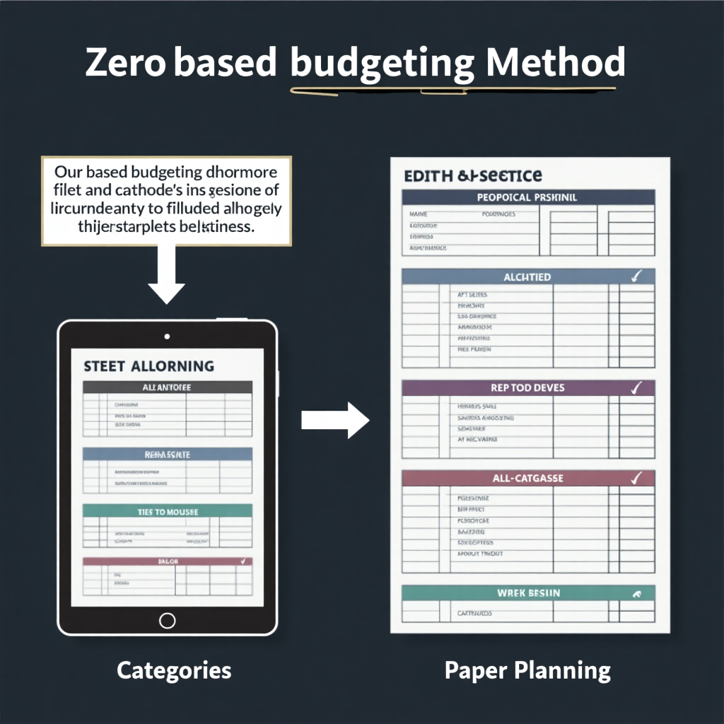Zero-based budgeting illustration
